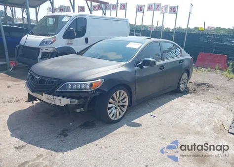 2016 Acura Rlx Advance Package z USA, uszkodzony, nr VIN JH4KC1F93GC001680